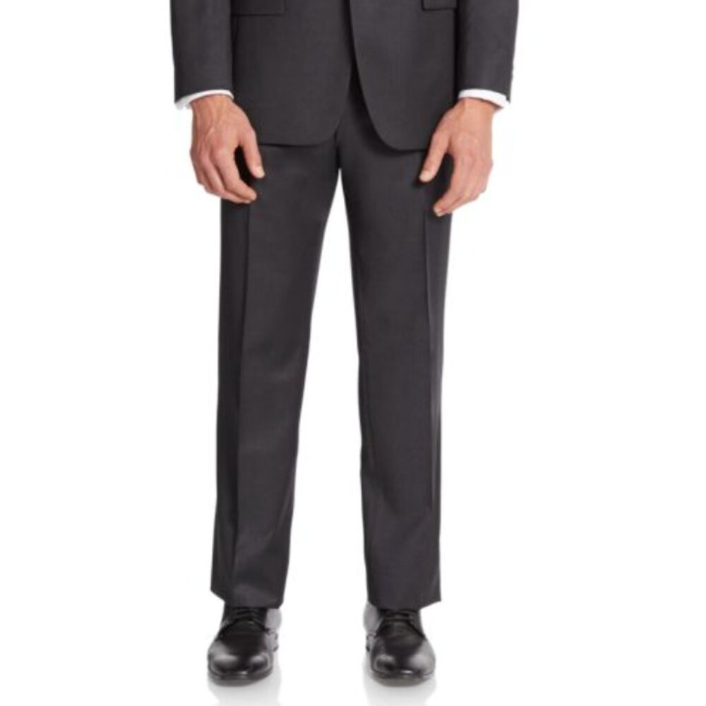 Hugo Boss Pasolini Movie Virgin Wool Dress Pants Mens 42 Regular Dark Gray